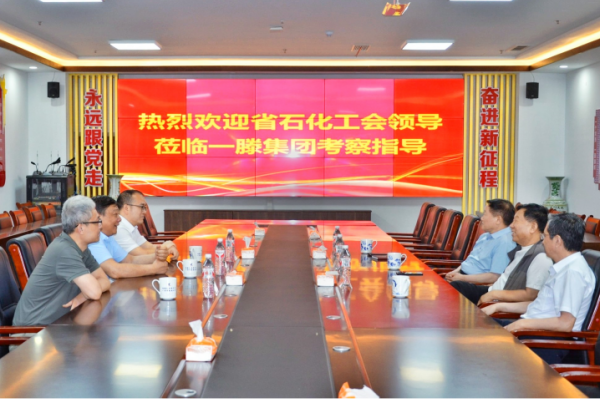 省石化工會領導蒞臨一滕集團考察指導工作