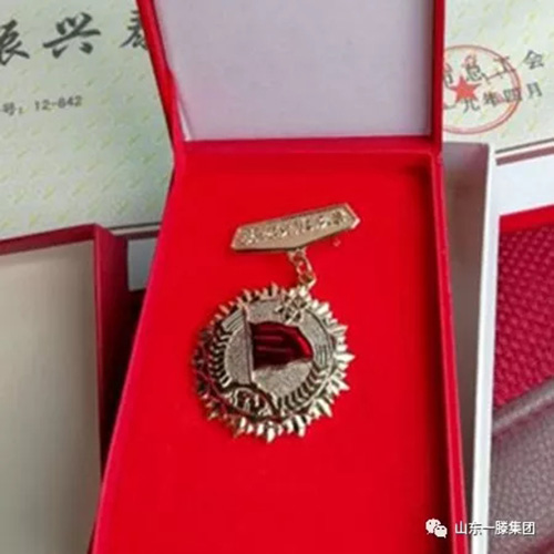 【祝賀】李金梁被授予振興泰安勞動獎章榮譽